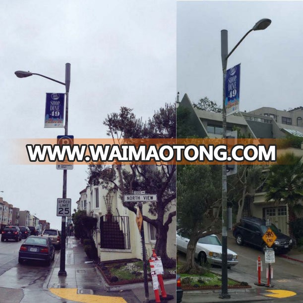 Outdoor Advertising Image Media Street Light Pole Banner Bracket