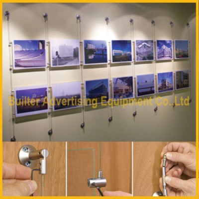 Aluminum Wall Mounted Cable Display System