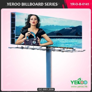 Easy Installation Outdoor Billboard Advertising Equipment Steel